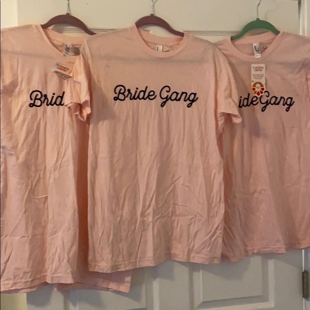 ⬇️50%⬇️ Bridesmaid Shirts (3) (S, M, L)